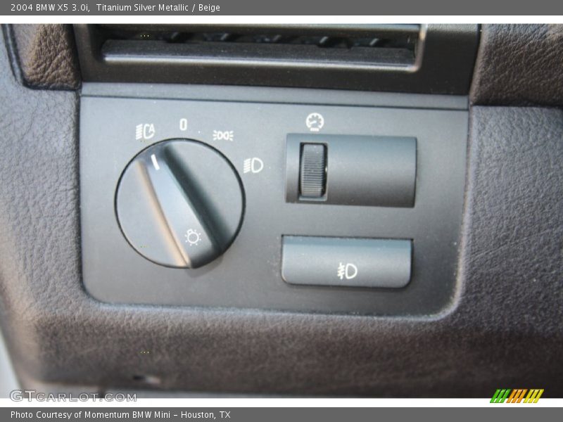 Titanium Silver Metallic / Beige 2004 BMW X5 3.0i