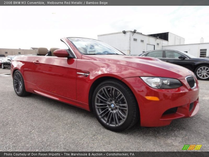 Melbourne Red Metallic / Bamboo Beige 2008 BMW M3 Convertible