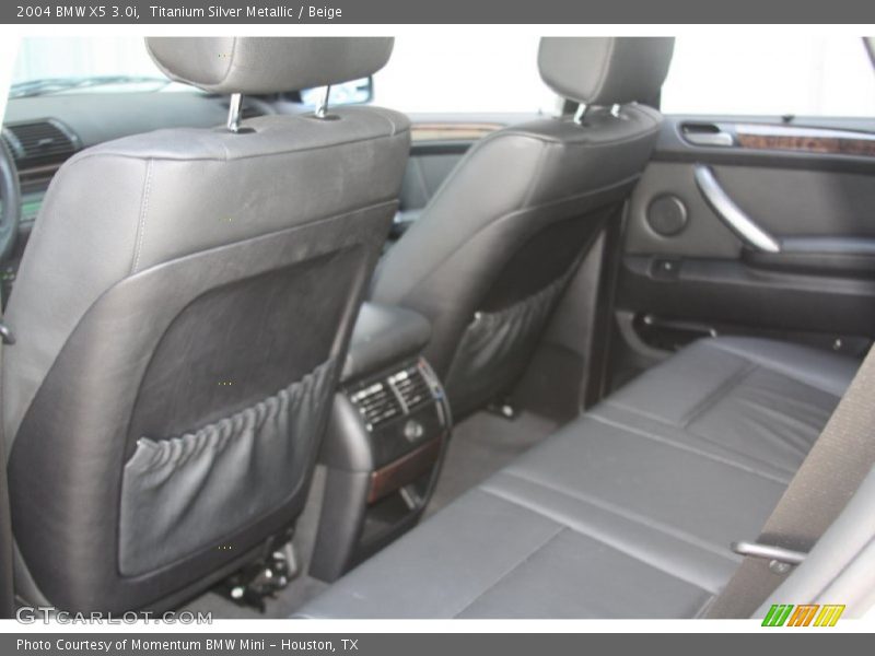 Titanium Silver Metallic / Beige 2004 BMW X5 3.0i