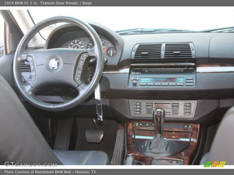 Titanium Silver Metallic / Beige 2004 BMW X5 3.0i