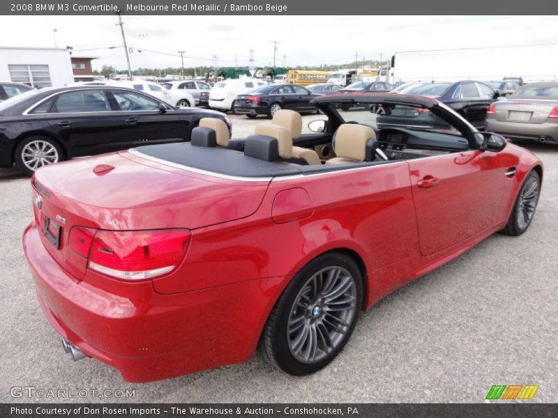 Melbourne Red Metallic / Bamboo Beige 2008 BMW M3 Convertible