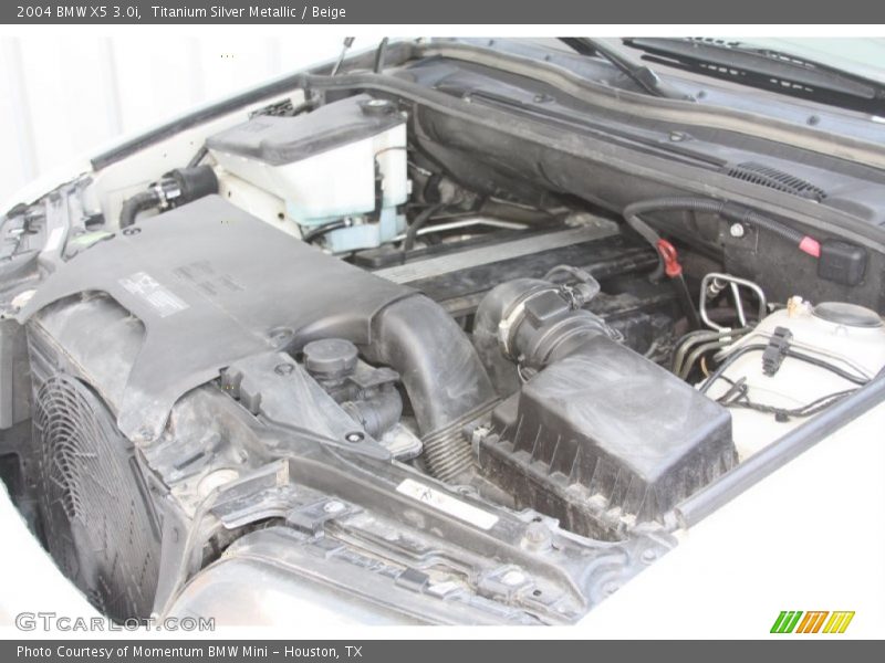 Titanium Silver Metallic / Beige 2004 BMW X5 3.0i