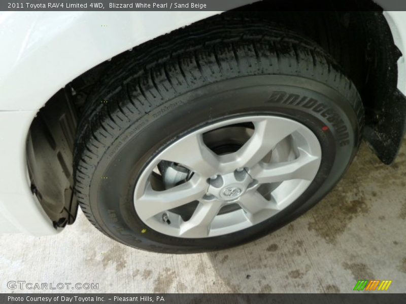Blizzard White Pearl / Sand Beige 2011 Toyota RAV4 Limited 4WD