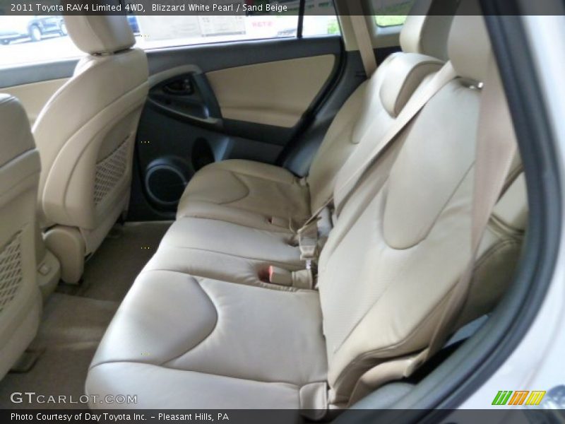 Blizzard White Pearl / Sand Beige 2011 Toyota RAV4 Limited 4WD