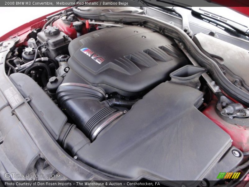  2008 M3 Convertible Engine - 4.0 Liter DOHC 32-Valve VVT V8