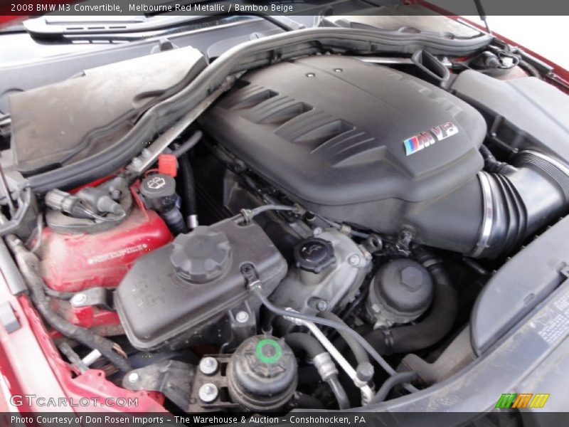  2008 M3 Convertible Engine - 4.0 Liter DOHC 32-Valve VVT V8