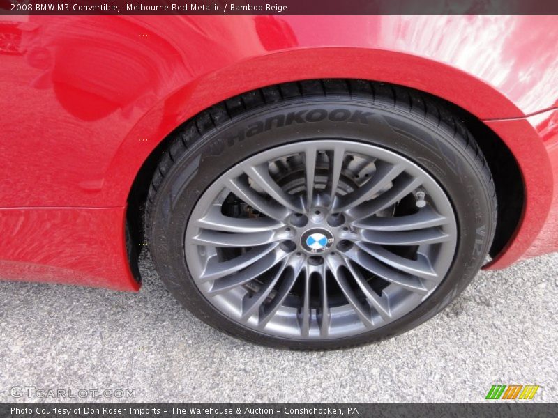 Melbourne Red Metallic / Bamboo Beige 2008 BMW M3 Convertible