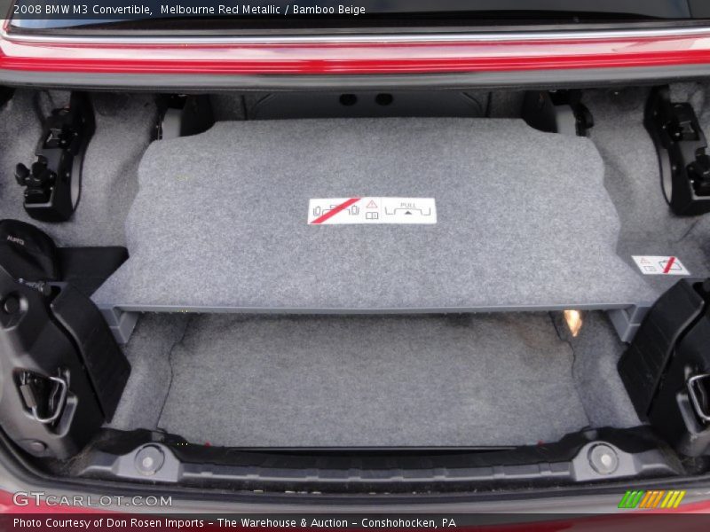  2008 M3 Convertible Trunk