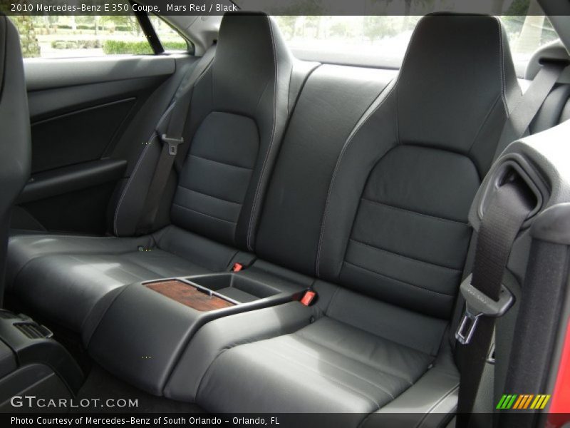 Mars Red / Black 2010 Mercedes-Benz E 350 Coupe
