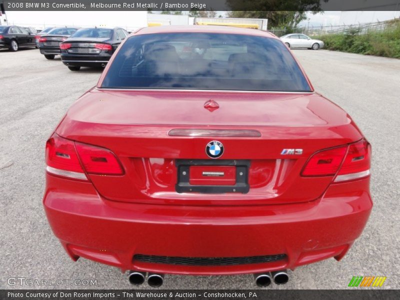 Melbourne Red Metallic / Bamboo Beige 2008 BMW M3 Convertible