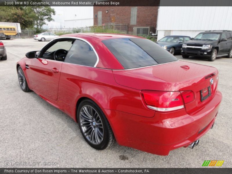 Melbourne Red Metallic / Bamboo Beige 2008 BMW M3 Convertible