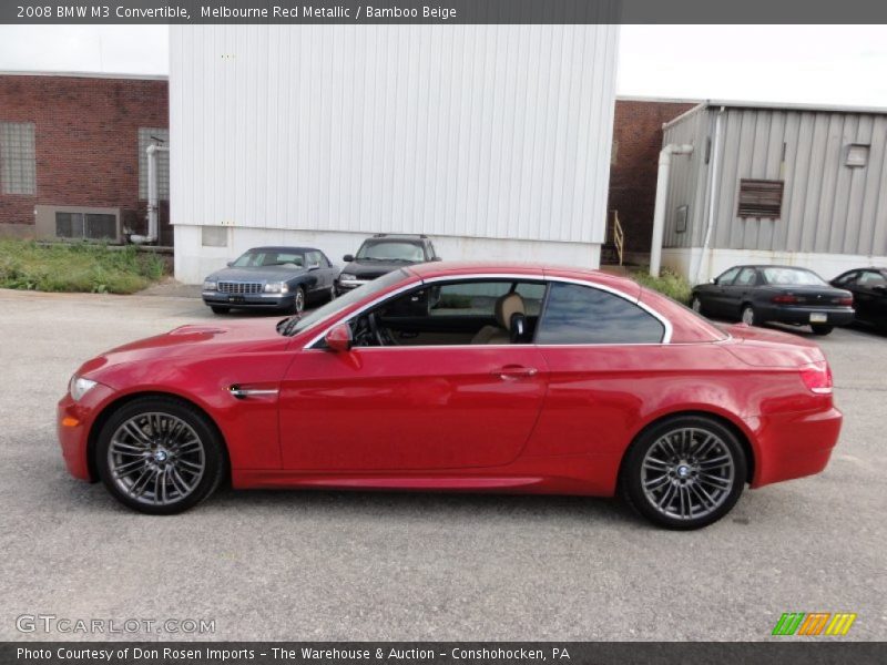  2008 M3 Convertible Melbourne Red Metallic