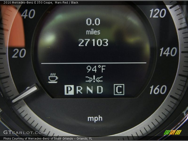 Mars Red / Black 2010 Mercedes-Benz E 350 Coupe