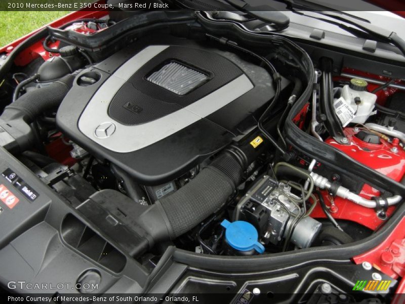 Mars Red / Black 2010 Mercedes-Benz E 350 Coupe