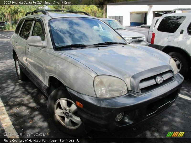 Smart Silver / Gray 2005 Hyundai Santa Fe GLS