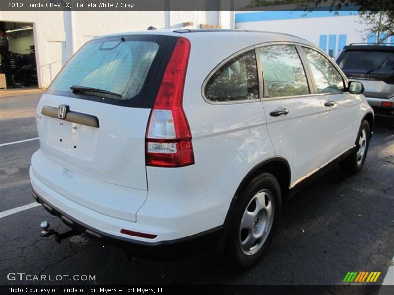 Taffeta White / Gray 2010 Honda CR-V LX