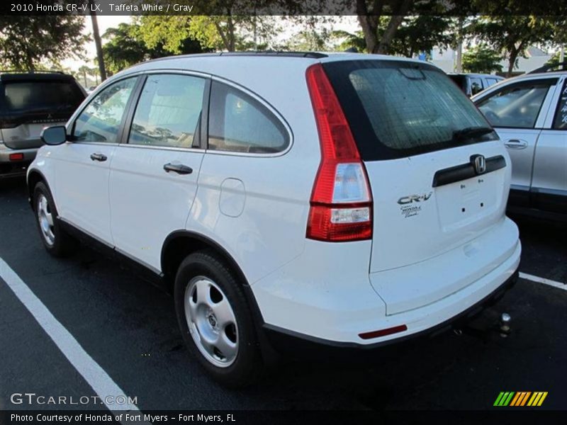 Taffeta White / Gray 2010 Honda CR-V LX