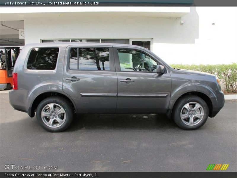 Polished Metal Metallic / Black 2012 Honda Pilot EX-L