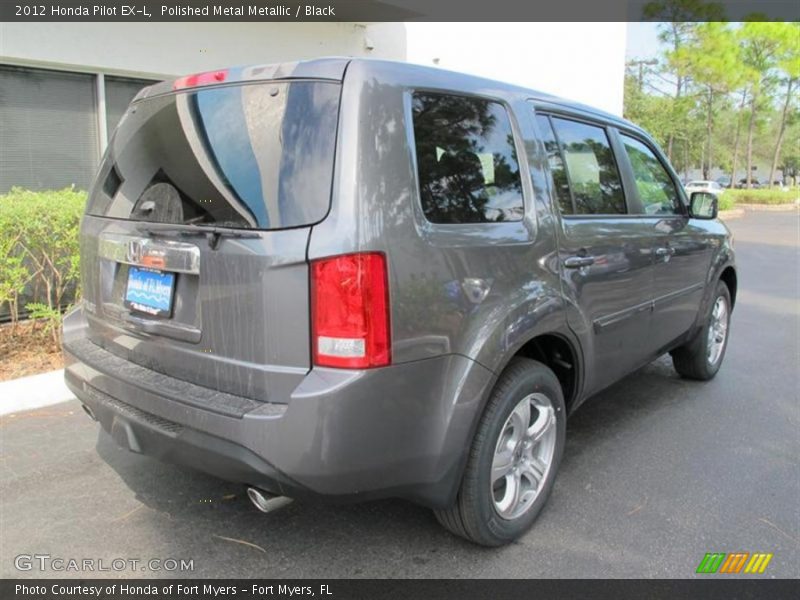 Polished Metal Metallic / Black 2012 Honda Pilot EX-L