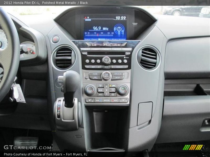Polished Metal Metallic / Black 2012 Honda Pilot EX-L