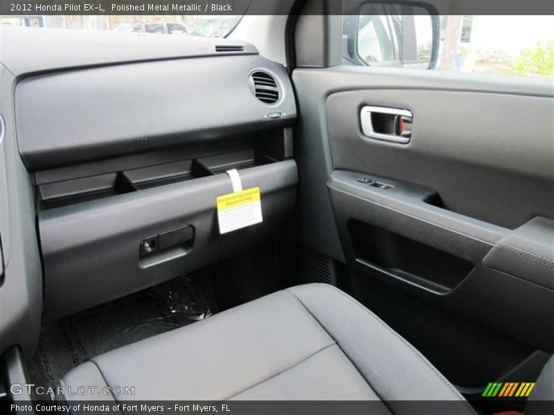 Polished Metal Metallic / Black 2012 Honda Pilot EX-L
