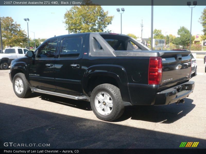 Black / Ebony 2007 Chevrolet Avalanche Z71 4WD