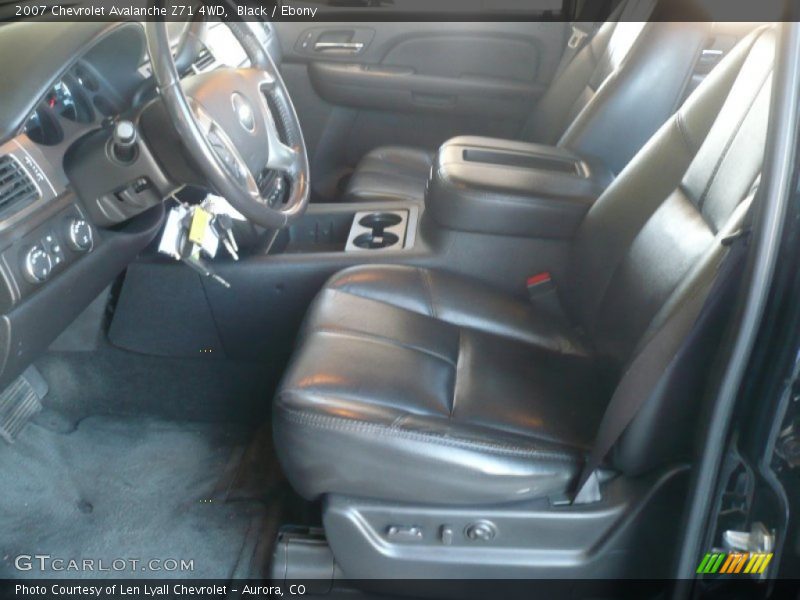 Black / Ebony 2007 Chevrolet Avalanche Z71 4WD