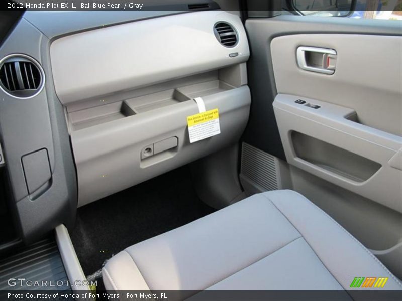 Bali Blue Pearl / Gray 2012 Honda Pilot EX-L