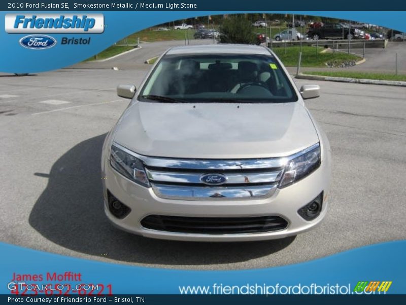 Smokestone Metallic / Medium Light Stone 2010 Ford Fusion SE