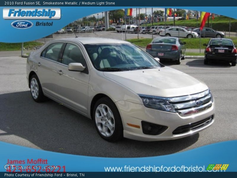 Smokestone Metallic / Medium Light Stone 2010 Ford Fusion SE