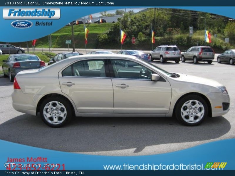 Smokestone Metallic / Medium Light Stone 2010 Ford Fusion SE