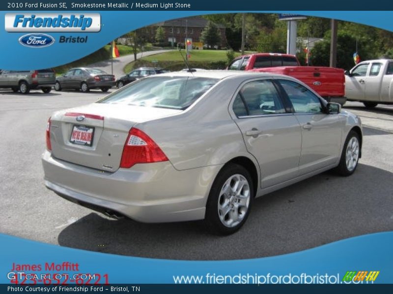 Smokestone Metallic / Medium Light Stone 2010 Ford Fusion SE