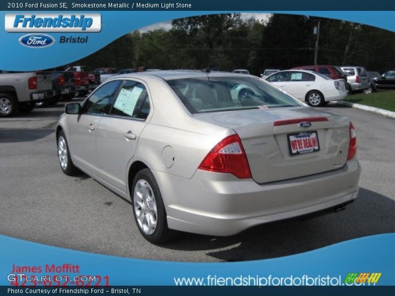 Smokestone Metallic / Medium Light Stone 2010 Ford Fusion SE