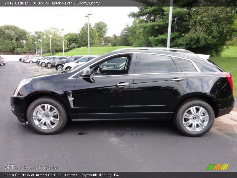 Black Raven / Ebony/Ebony 2012 Cadillac SRX Luxury