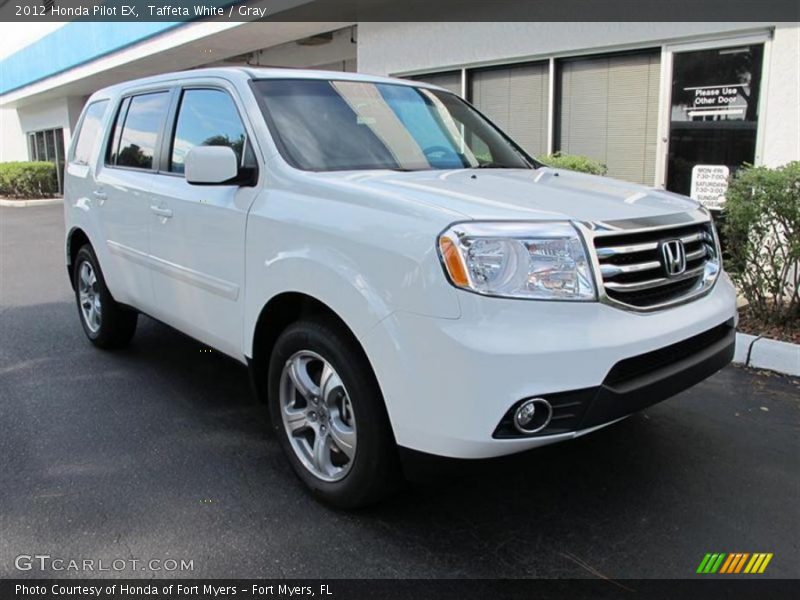 Taffeta White / Gray 2012 Honda Pilot EX