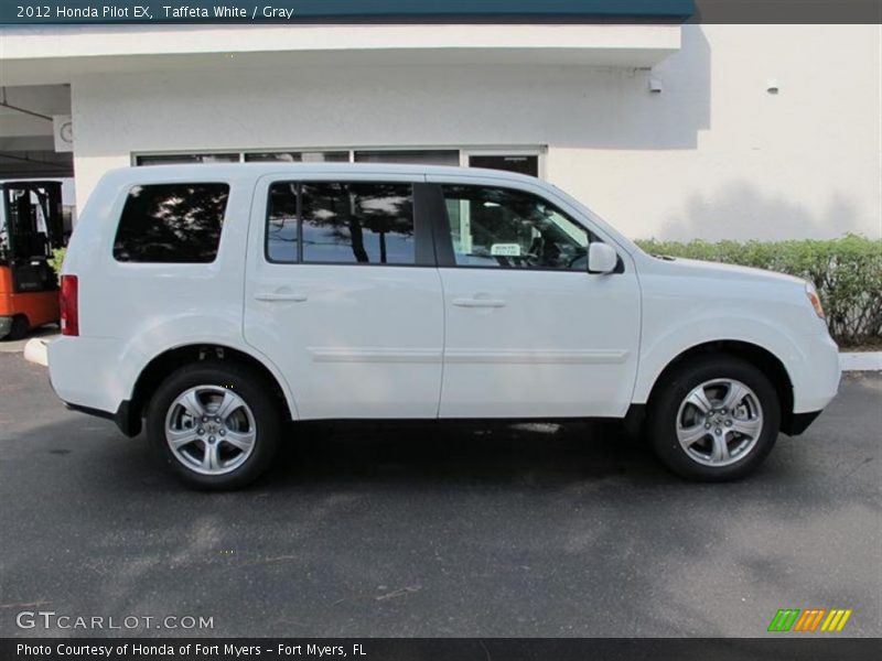 Taffeta White / Gray 2012 Honda Pilot EX