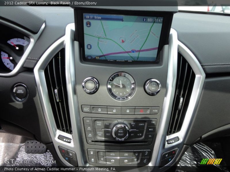 Navigation of 2012 SRX Luxury