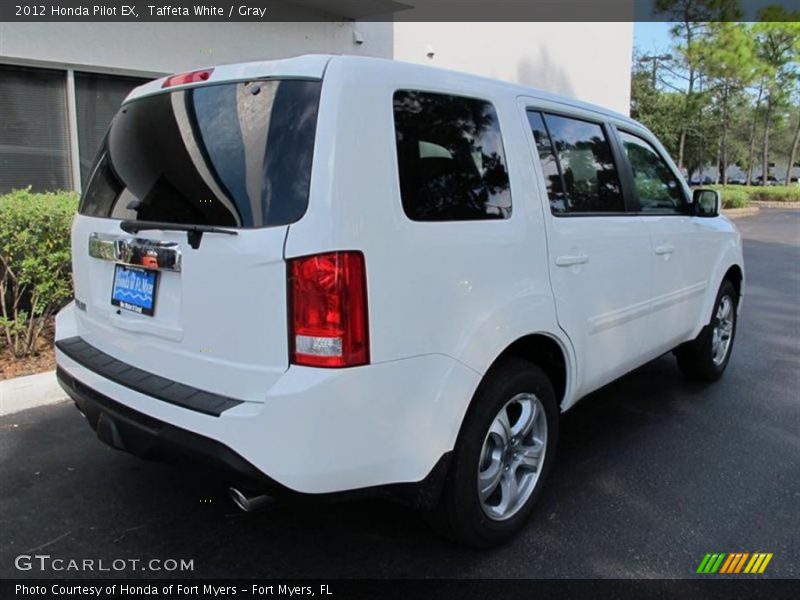 Taffeta White / Gray 2012 Honda Pilot EX