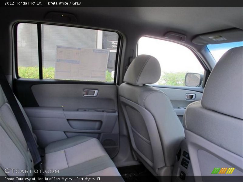 Taffeta White / Gray 2012 Honda Pilot EX