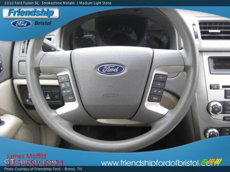 Smokestone Metallic / Medium Light Stone 2010 Ford Fusion SE