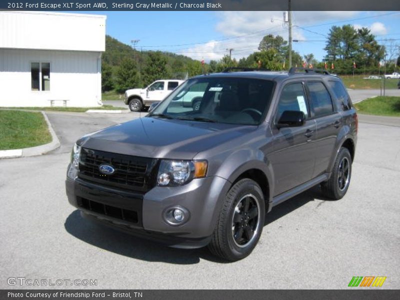 Sterling Gray Metallic / Charcoal Black 2012 Ford Escape XLT Sport AWD