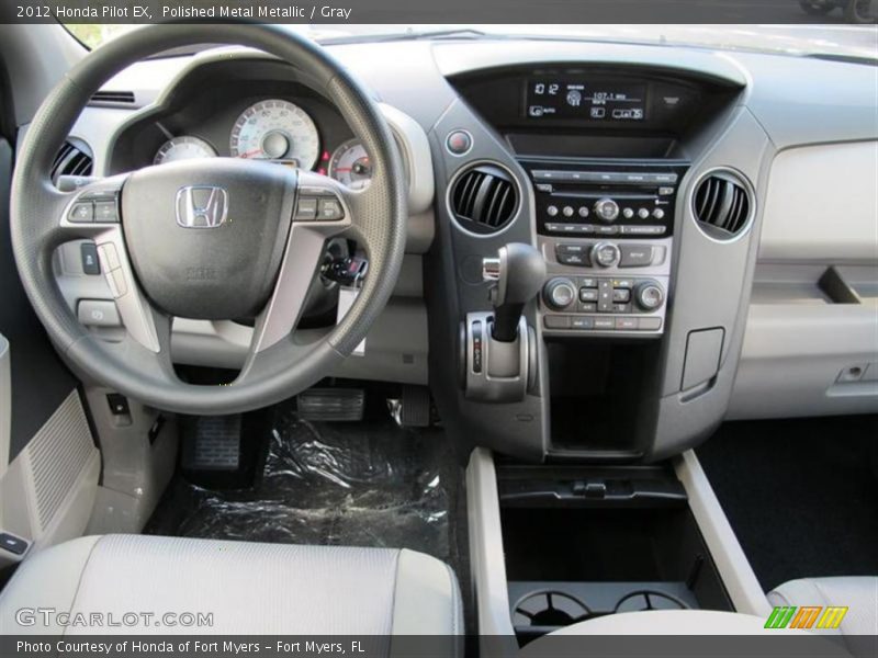 Polished Metal Metallic / Gray 2012 Honda Pilot EX