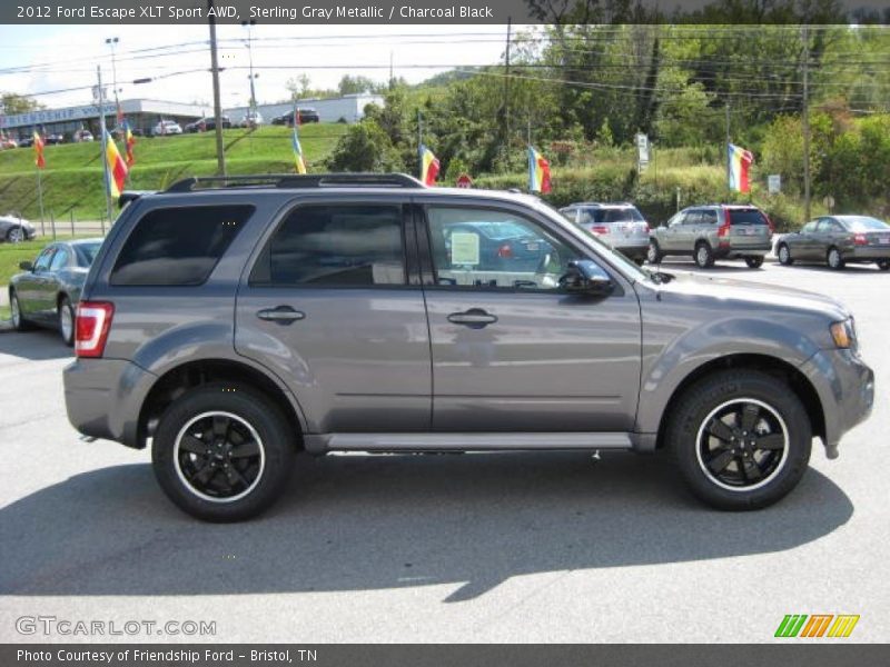 Sterling Gray Metallic / Charcoal Black 2012 Ford Escape XLT Sport AWD