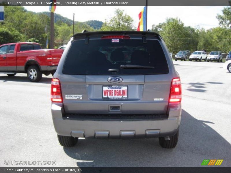 Sterling Gray Metallic / Charcoal Black 2012 Ford Escape XLT Sport AWD