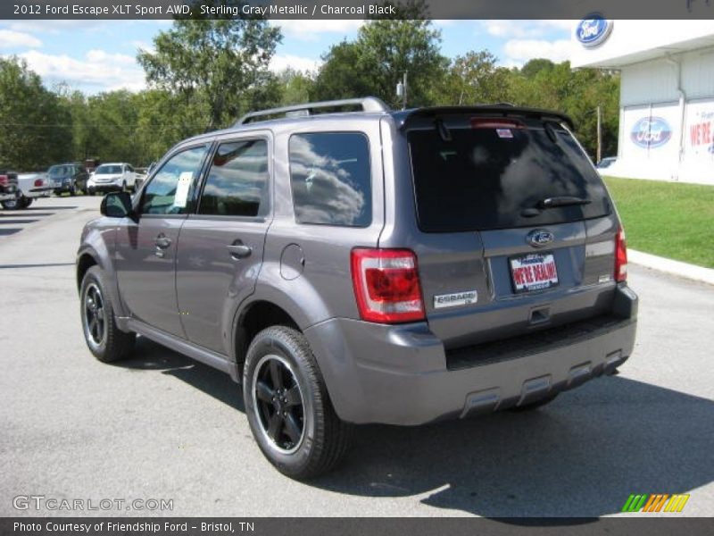 Sterling Gray Metallic / Charcoal Black 2012 Ford Escape XLT Sport AWD