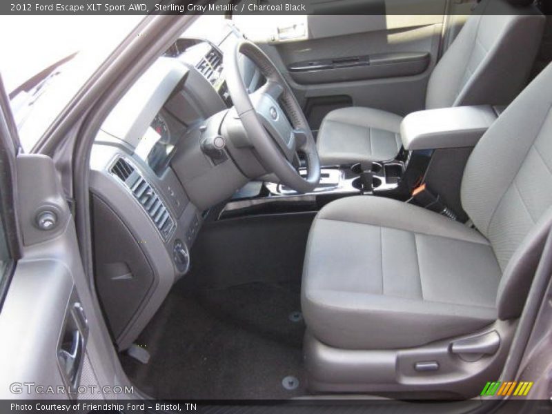 Sterling Gray Metallic / Charcoal Black 2012 Ford Escape XLT Sport AWD