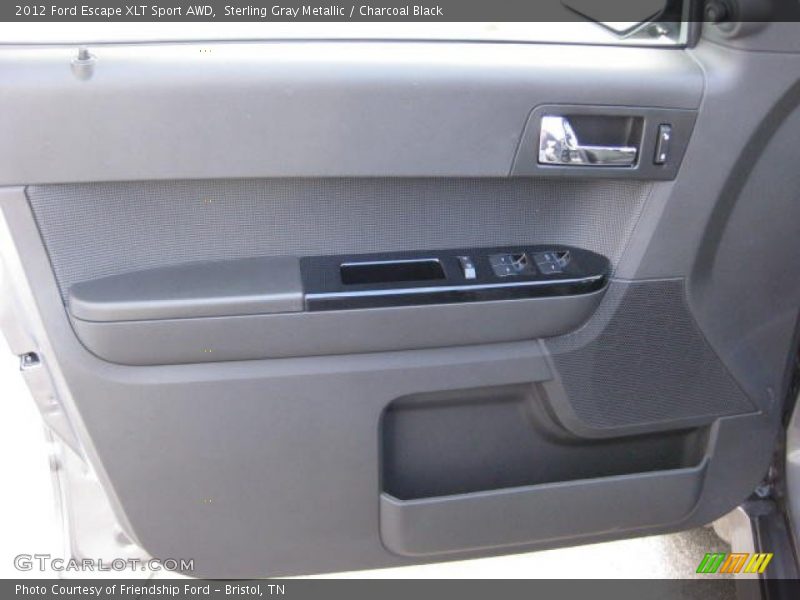 Sterling Gray Metallic / Charcoal Black 2012 Ford Escape XLT Sport AWD