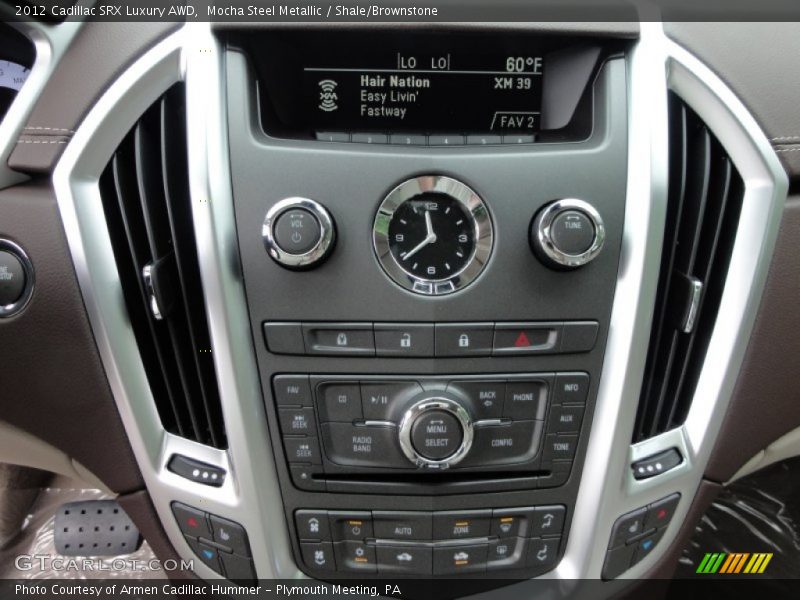 Controls of 2012 SRX Luxury AWD