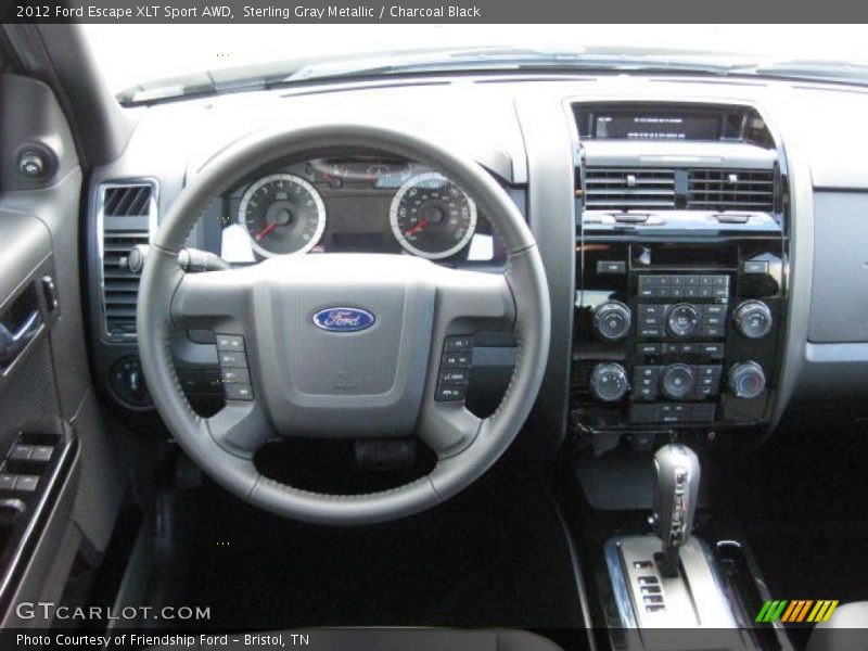 Sterling Gray Metallic / Charcoal Black 2012 Ford Escape XLT Sport AWD