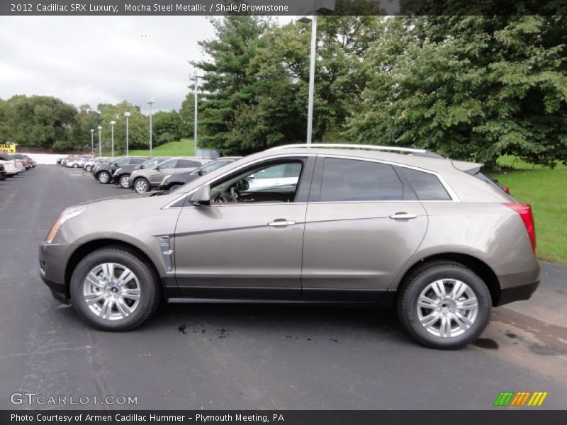 Mocha Steel Metallic / Shale/Brownstone 2012 Cadillac SRX Luxury